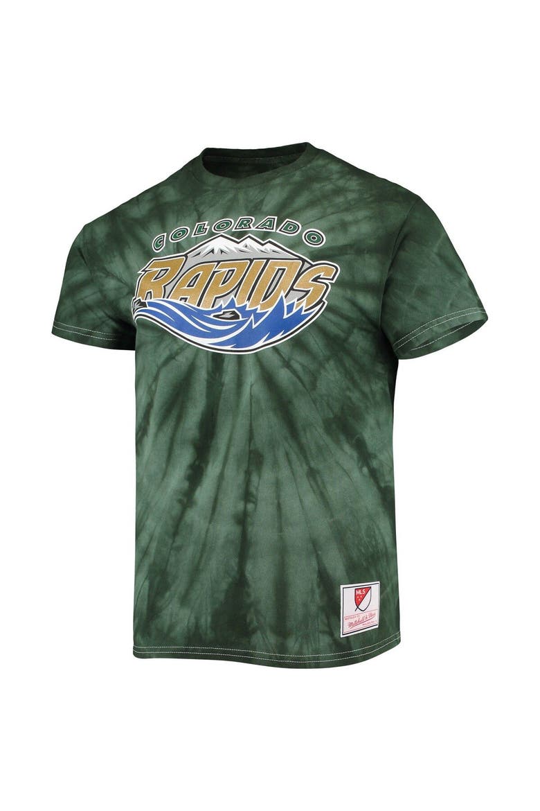 Men's Mitchell & Ness Green Colorado Rapids Since '96 Tie-Dye T-Shirt, Alternate, color, Green