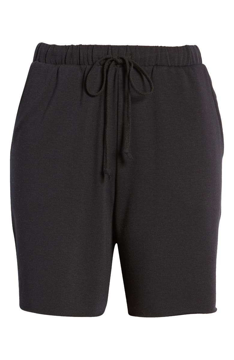 Treasure & Bond Raw Hem Sweat Shorts, Alternate, color, 