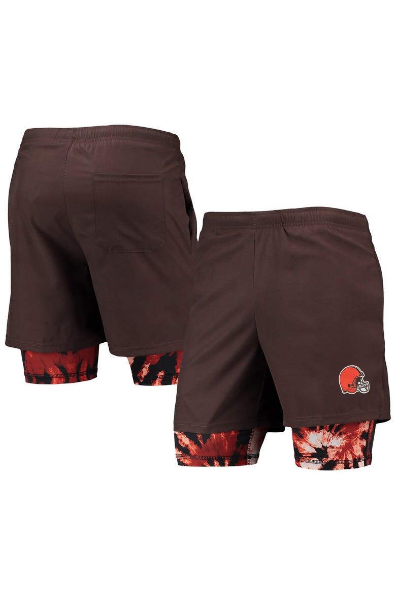Men's FOCO Brown Cleveland Browns Running Shorts, Main, color, Brown