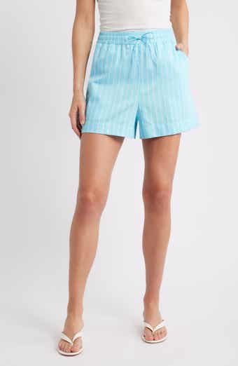 French Connection Alexis Stripe Cotton Poplin Shorts