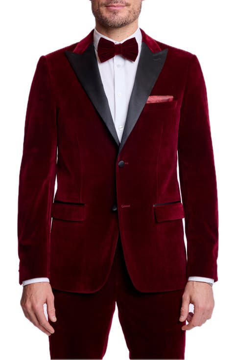 Kyle Peak Lapel Velvet Tuxedo Jacket