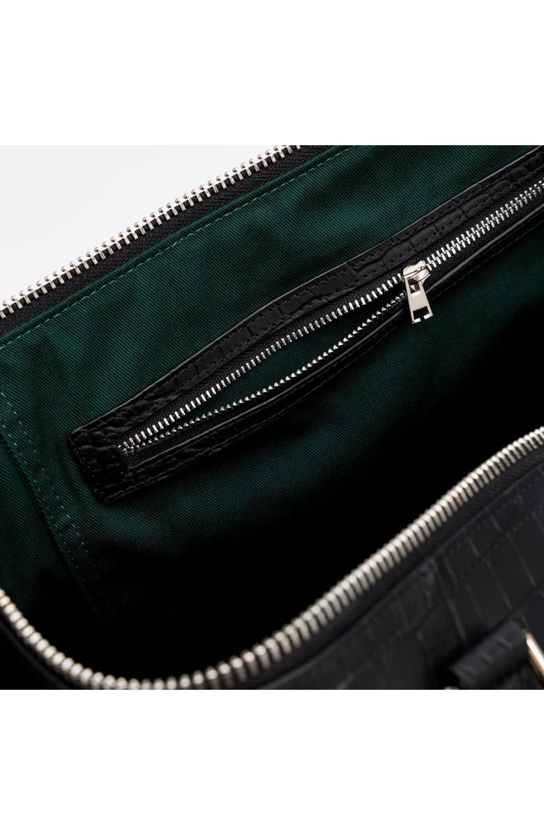 MARC NOLAN Large Weekender Duffle Bag, Alternate, color, Black Croc