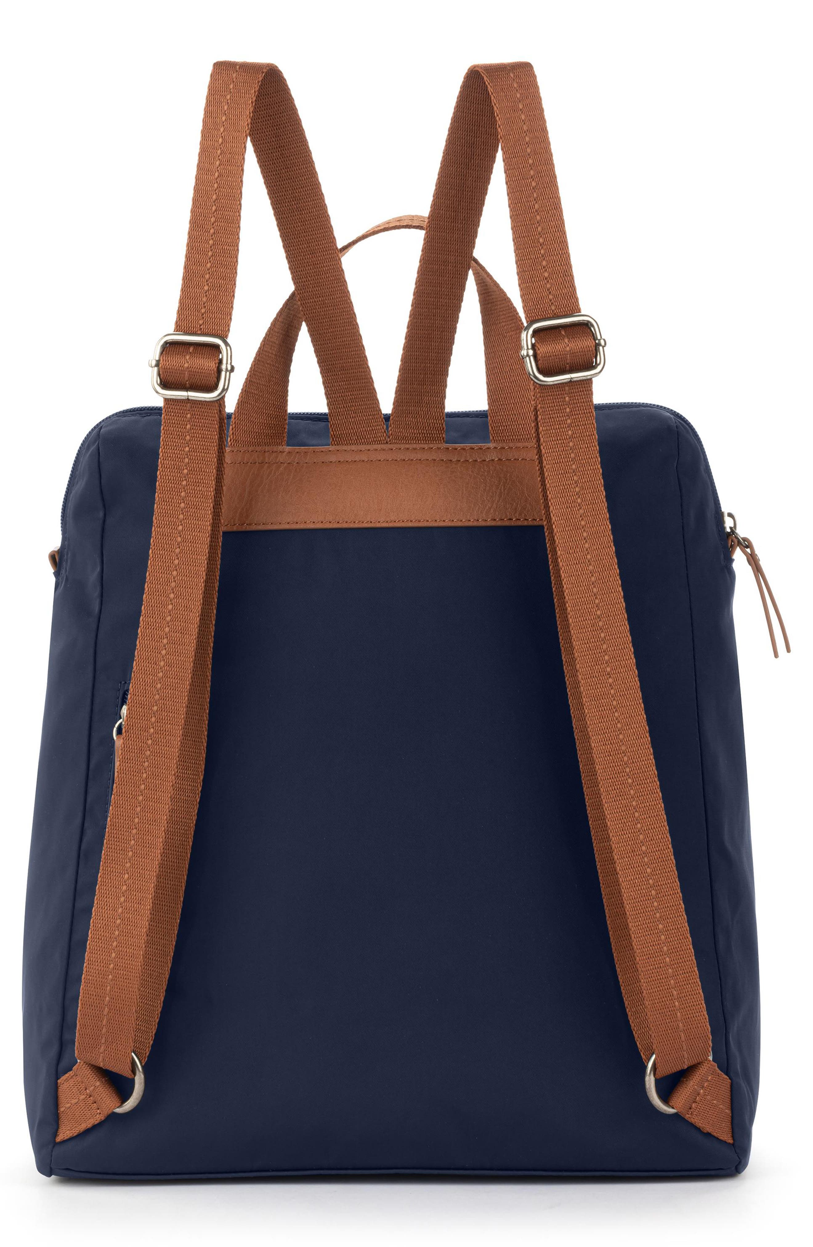 Esperato Nylon Backpack, Alternate, color, NAVY E RB
