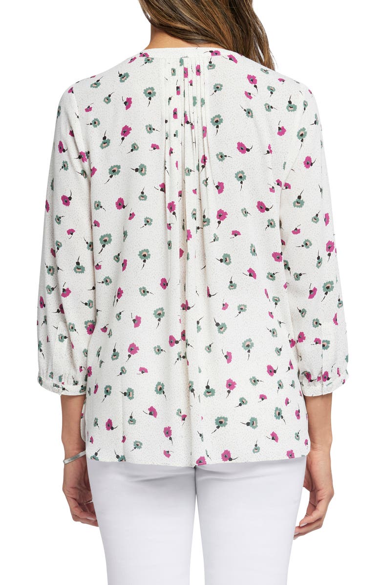NYDJ Pintuck Blouse, Alternate, color, Leonida