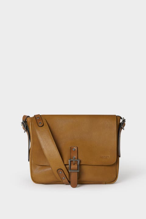 The Lorenzo Medium Leather Messenger Bag