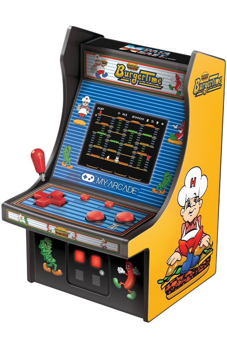 My Arcade Dgunl3203 Burger Time Micro Player Retro, Main, color, Multicolor