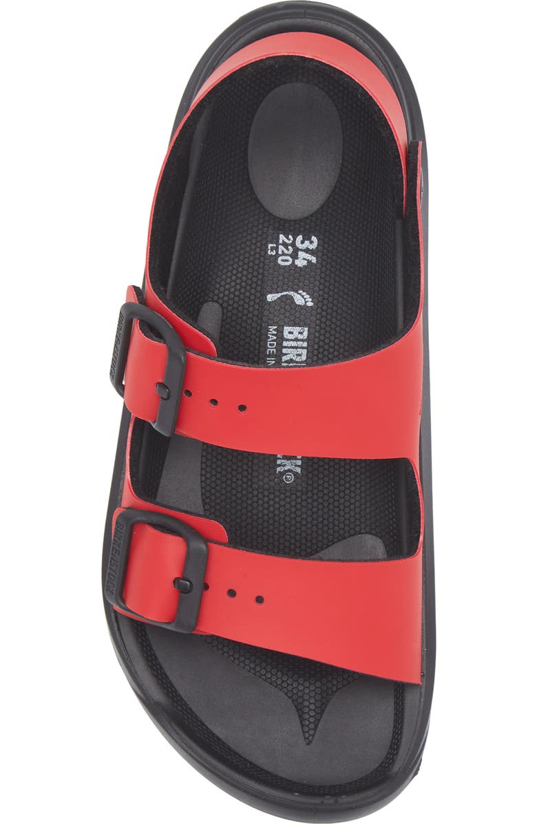Birkenstock Kids' Mogami Slingback Sandal, Alternate, color, Active Red/ Black