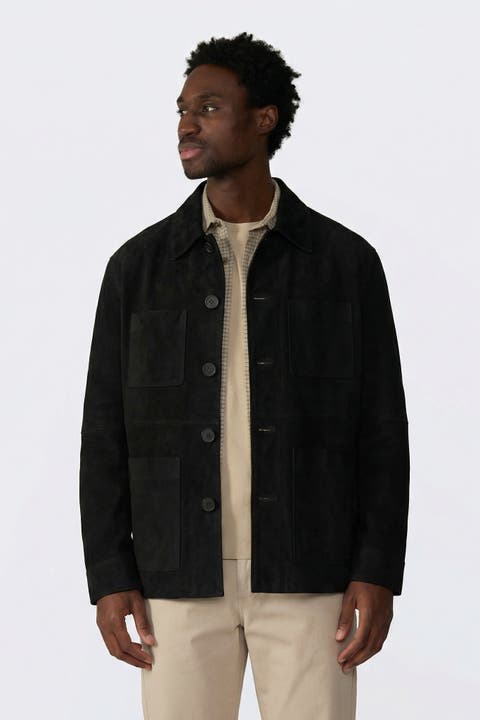 Beckett Suede Chore Jacket