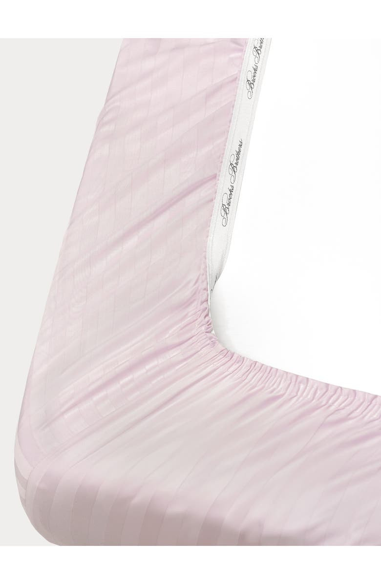 Brooks Brothers Sateen Stripe 4-Piece Sheet Set, Alternate, color, Lilac