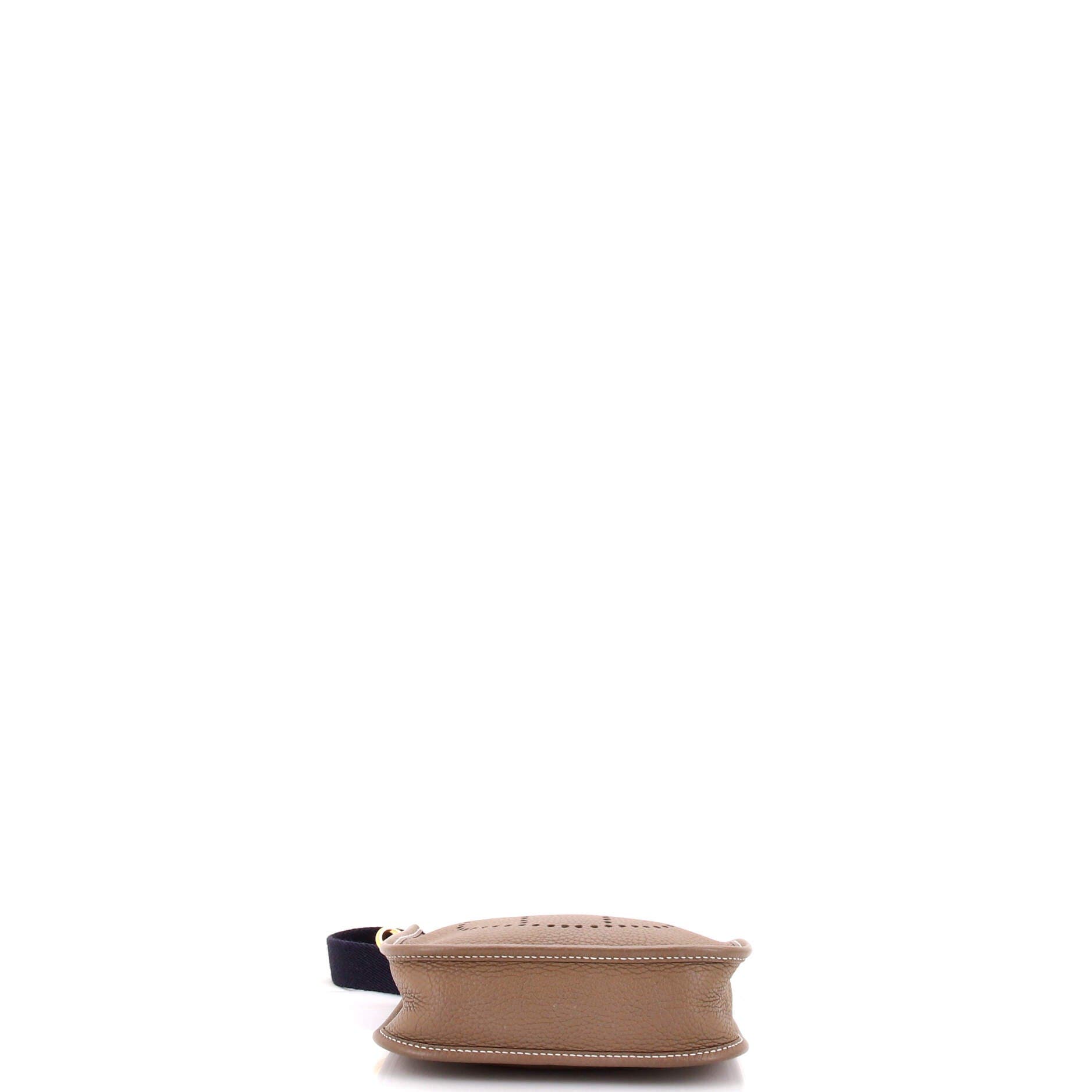 Pre-Owned Hermes Evelyne Bag Gen III Clemence TPM, Alternate, color, Etoupe