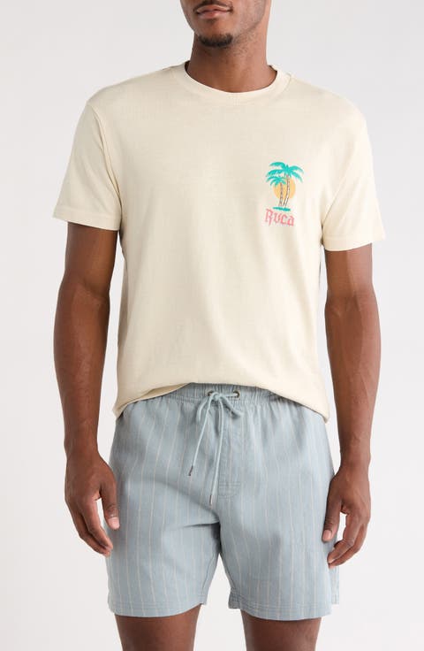 Frond Mural Cotton Graphic T-Shirt