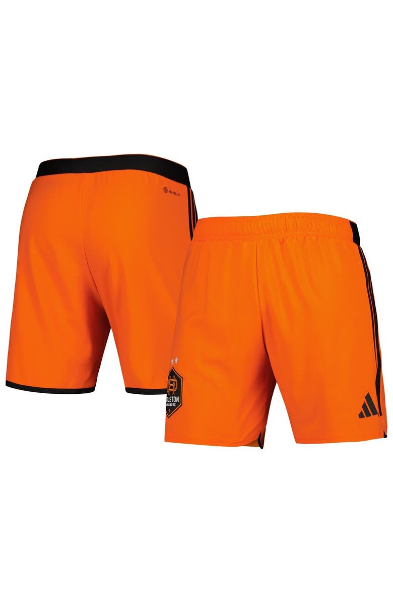 adidas Men's adidas Orange Houston Dynamo FC 2023 Away AEROREADY Authentic Shorts, Main, color, Orange