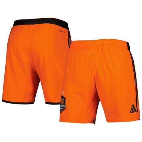 Men's adidas Orange Houston Dynamo FC 2023 Away AEROREADY Authentic Shorts