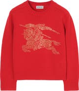 Burberry Rhinestone EKD Wool Sweater