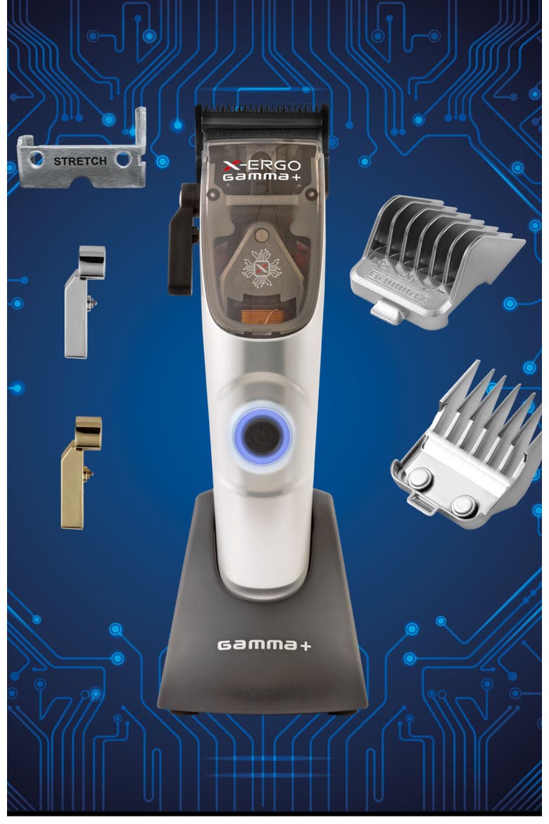 X-Ergo Professional Cordless Hair Clipper, Alternate, color, Silver