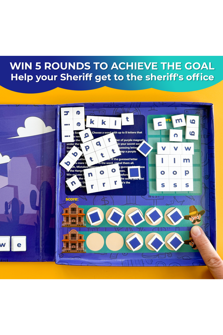 Magnetic Kids Games Collection, Alternate, color, Hangman