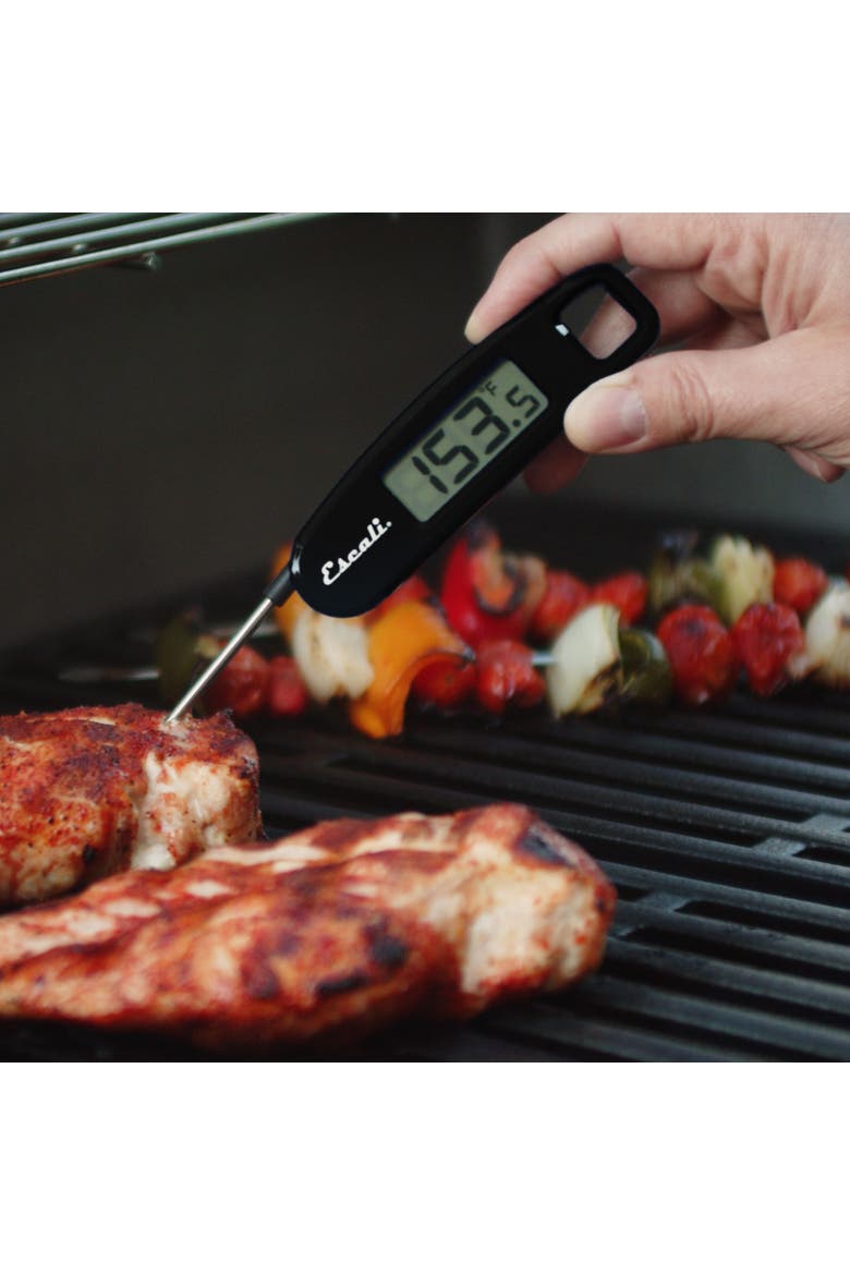 Compact Folding Digital Thermometer, Alternate, color, Black