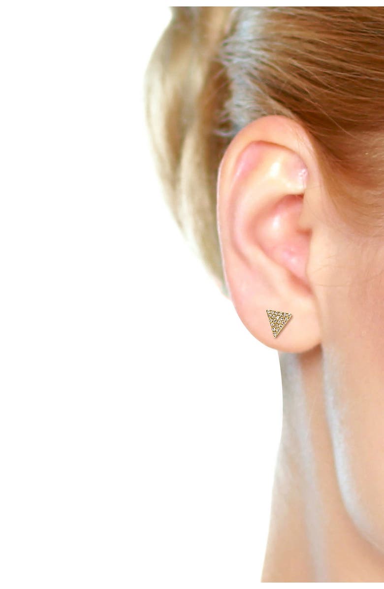 CENTRAL PARK Triangle Stud Earrings, Alternate, color, 
