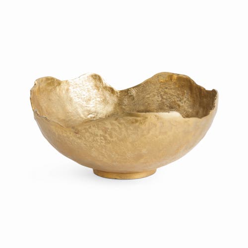Napa Home & Garden Roland Gold Aluminum Organic Grande Decorative Bowl