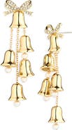 BaubleBar Jingle Bells Statement Drop Earrings