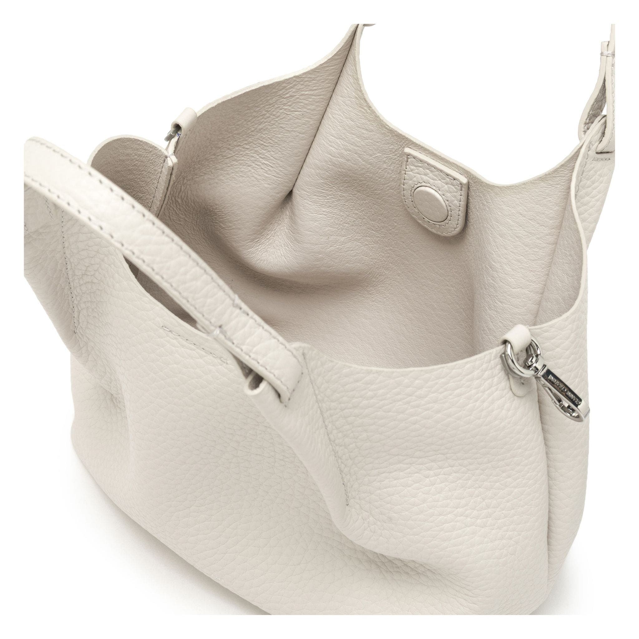 Dua Leather Hobo Shoulder Bag, Alternate, color, off-white