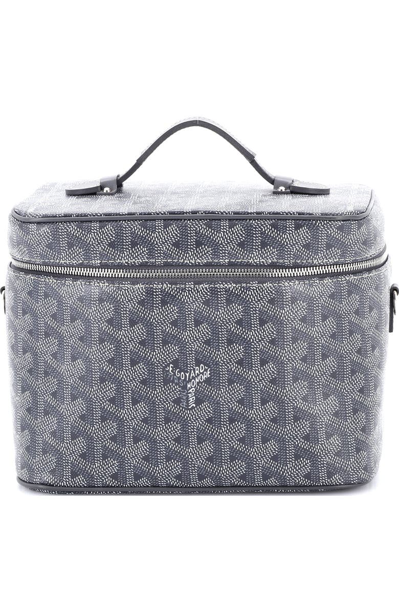 Pre-Owned Goyard Muse Vanity Case Coated Canvas, Main, color, Gray