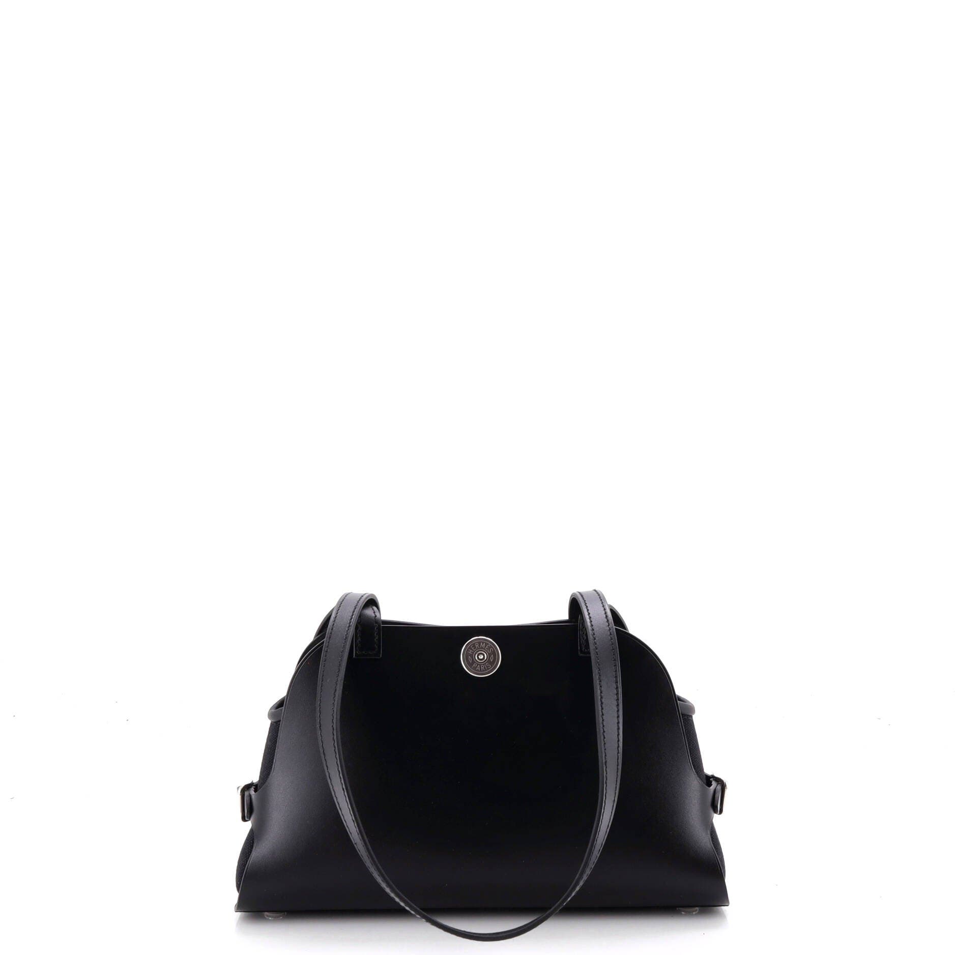 Tablier Sellier Bag Vache Hunter with Swift and Toile, Alternate, color, Black
