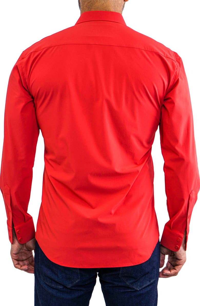 Maceoo Einstein Stretchcore Performance Button-Up Shirt, Alternate, color, 