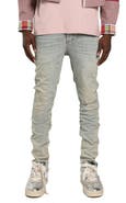 PURPLE BRAND Granita Rip & Repair Skinny Jeans