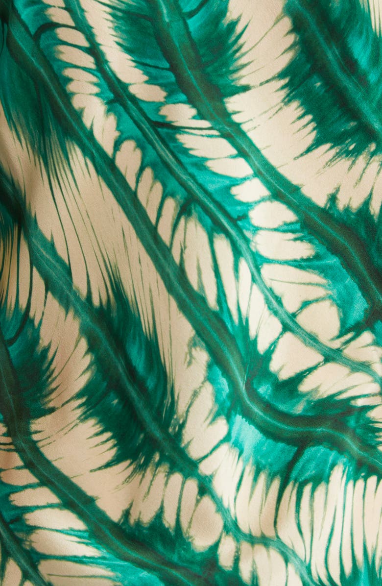 Ulla Johnson Ines Puff Sleeve Silk Maxi Dress, Alternate, color, 