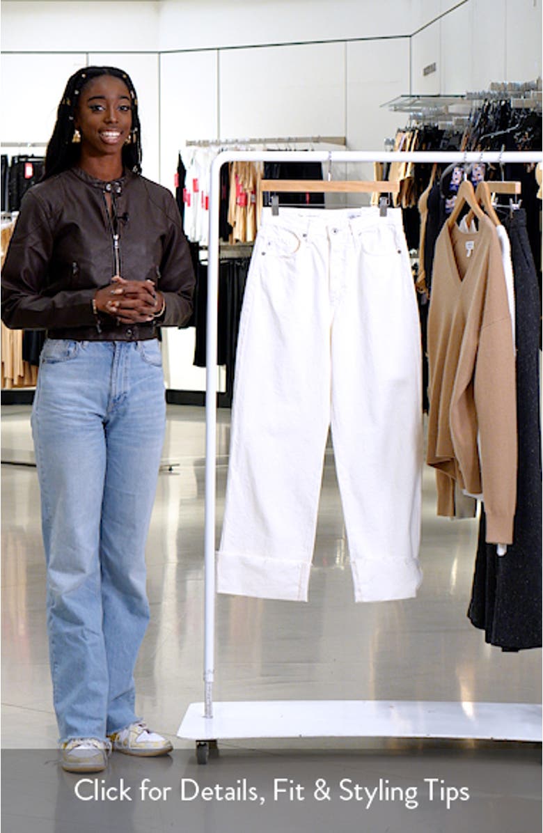 Kora High Waist Ankle Wide Leg Jeans