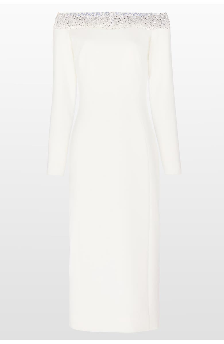 Jenny Packham Calypso Dress, Main, color, Vanilla