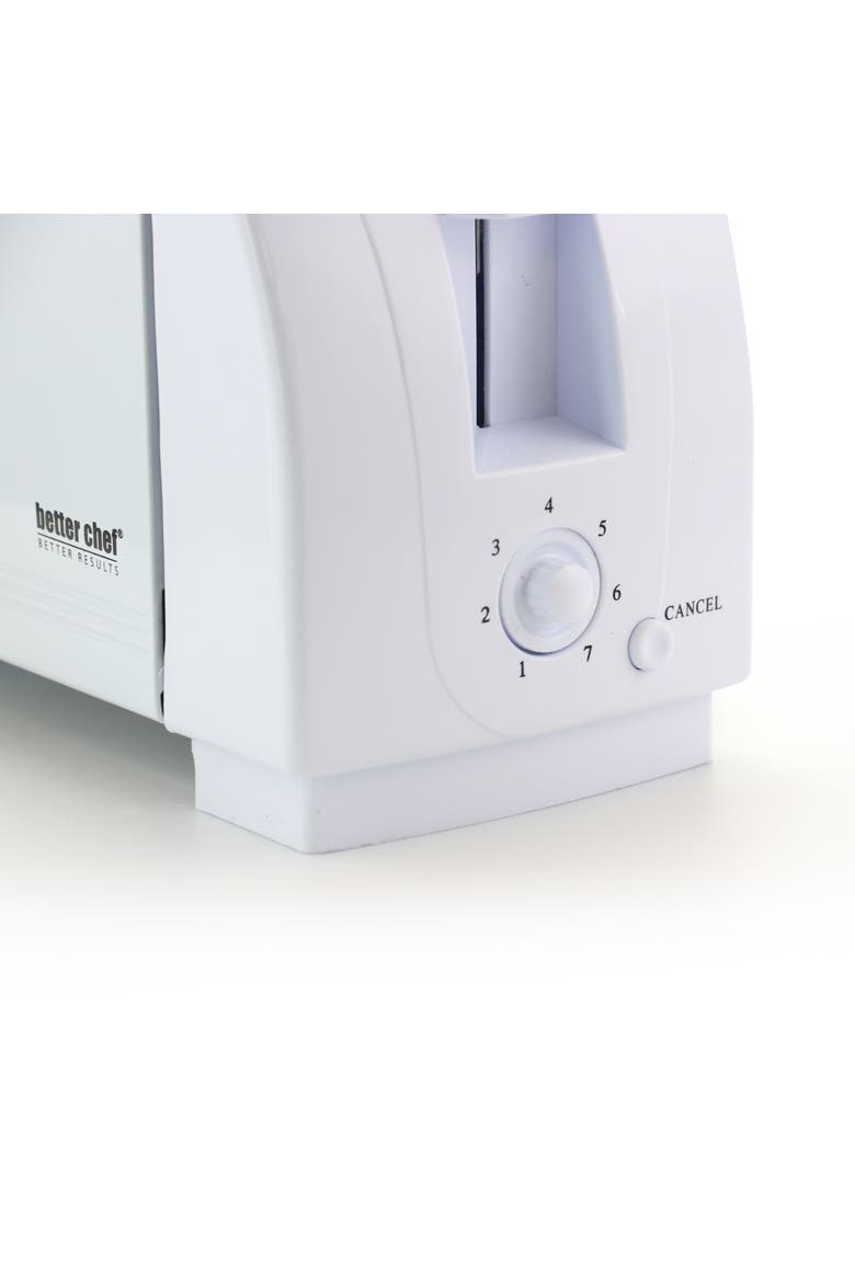 Two Slice Wide Slot Toaster, Alternate, color, White