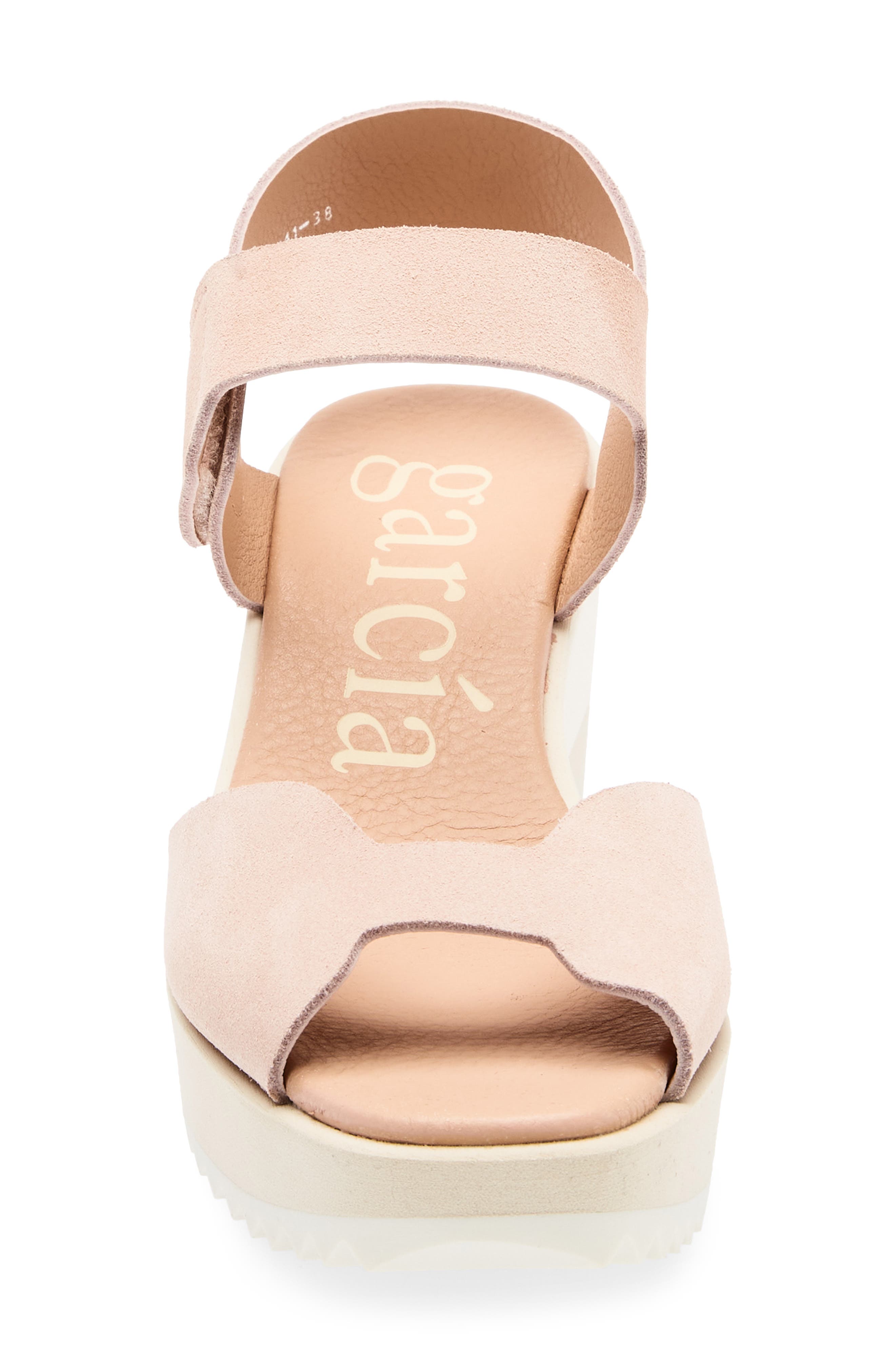 Pedro Garcia Fama Platform Wedge Sandal, Alternate, color, Shell Castoro