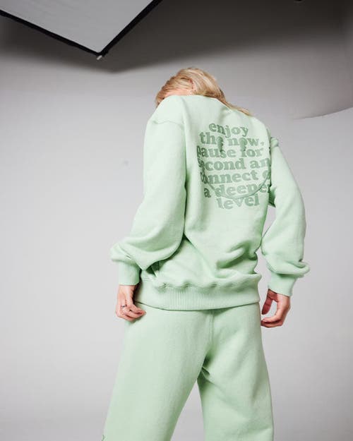 Samii Ryan Smiley Connections Crewneck In Green