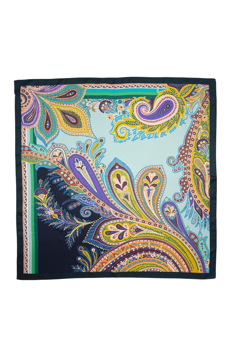 Echo Parlor Paisley Square, Main, color, Navy