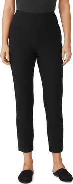 Eileen Fisher High Waist Slim Ankle Pants