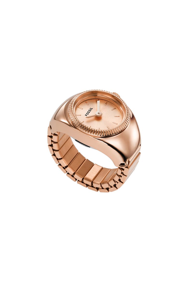 Ring Watch, 15mm, Main, color, ROSE GOLD