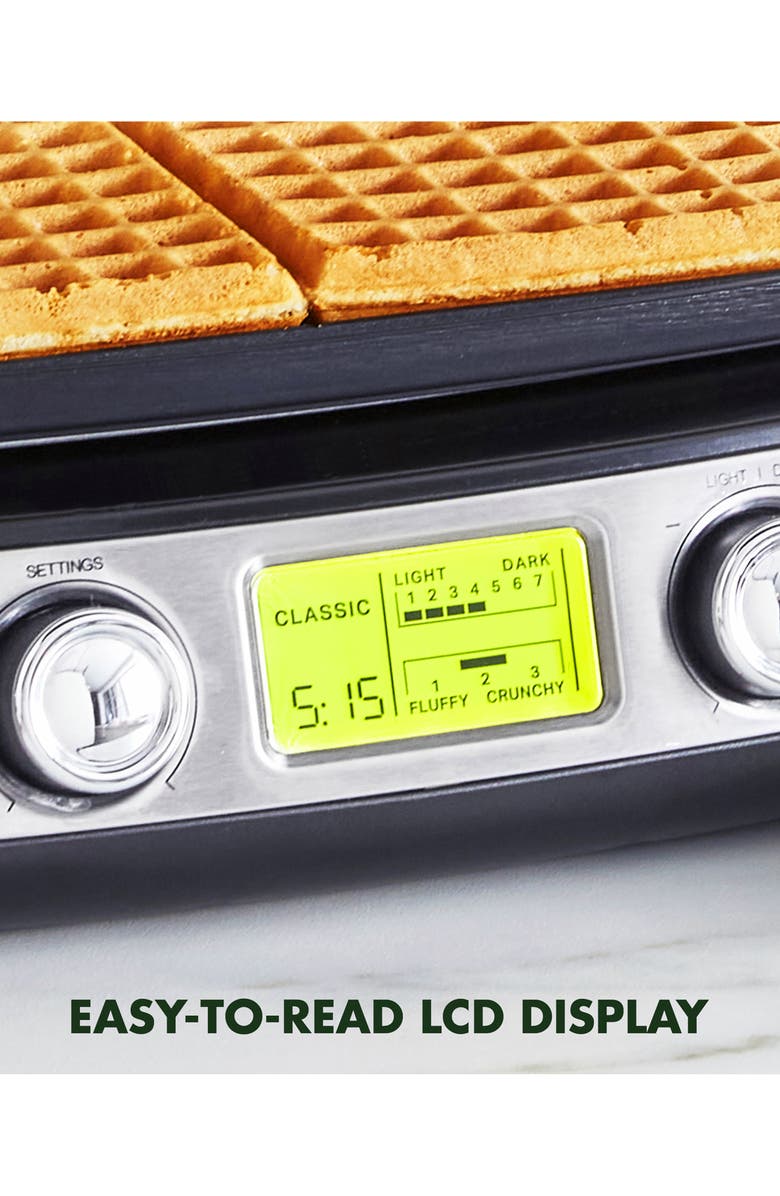 GreenPan Elite Ceramic Nonstick 2-Square Waffle Maker, Alternate, color, 