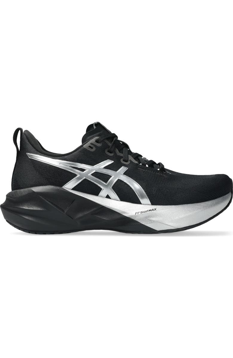 ASICS<sup>®</sup> NOVABLAST<sup>®</sup> 5 Platinum Running Shoe, Alternate, color, Platinum/ Black