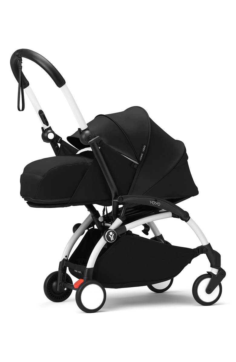 Stokke YOYO³ From Newborn to Toddler Stroller $688 Value, Alternate, color, Black