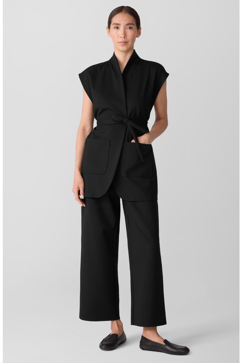 Ankle Wide Leg Pants, Alternate, color, BLACK