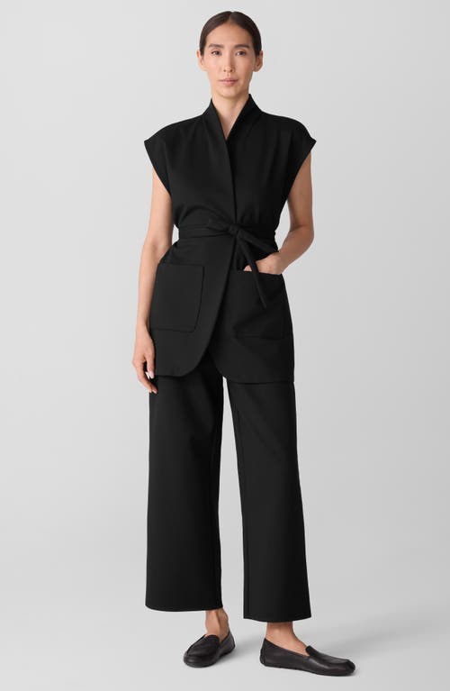 Eileen Fisher Ankle Wide Leg Pants In Multi