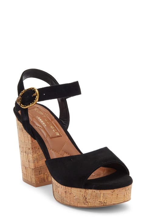 Mayfair Cork Block Heel Platform Sandal (Women)