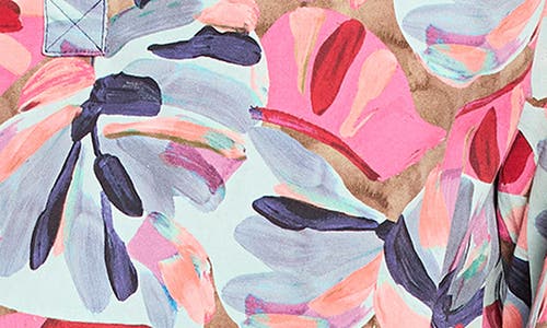 Nic + Zoe Nic+zoe Firework Foliage Top In Pink