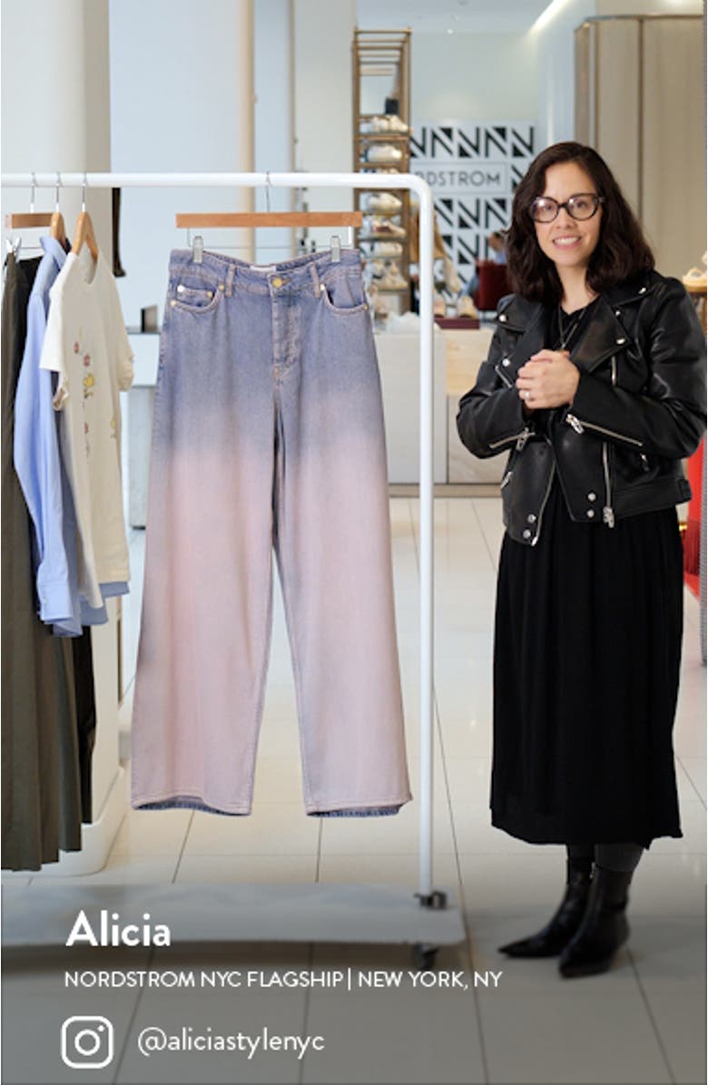 Future Denim Colorblock Ombré Wide Leg Jeans, sales video thumbnail