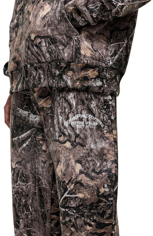 Good For Nothing Woodland Camo Print Jogger In Brown