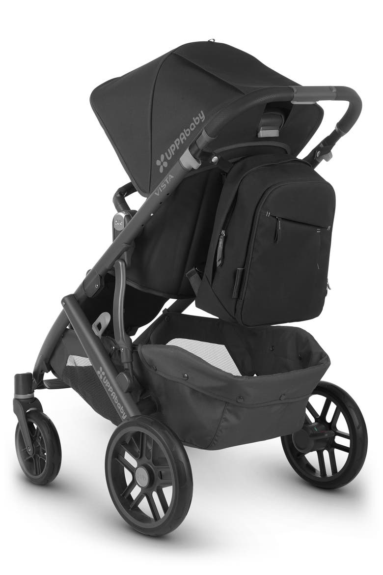 Diaper Changing Backpack, Alternate, color, BLACK