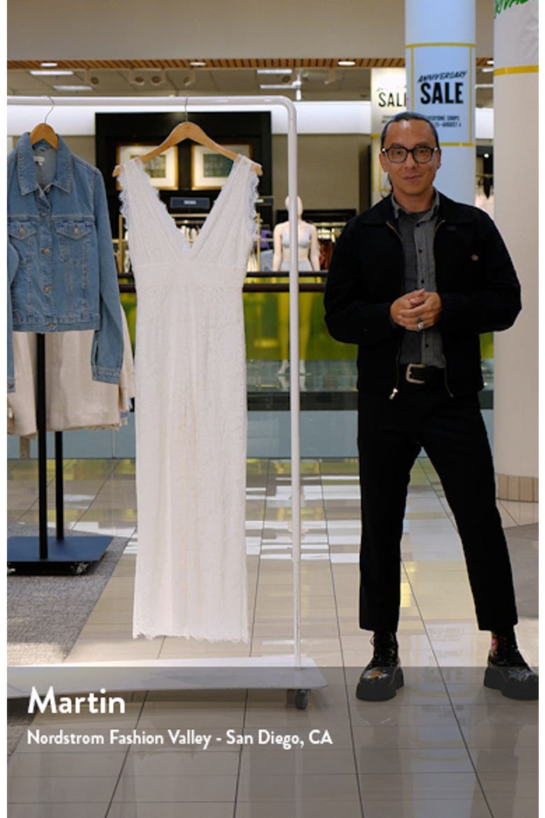 Eloise Cotton Blend Lace Jumpsuit video