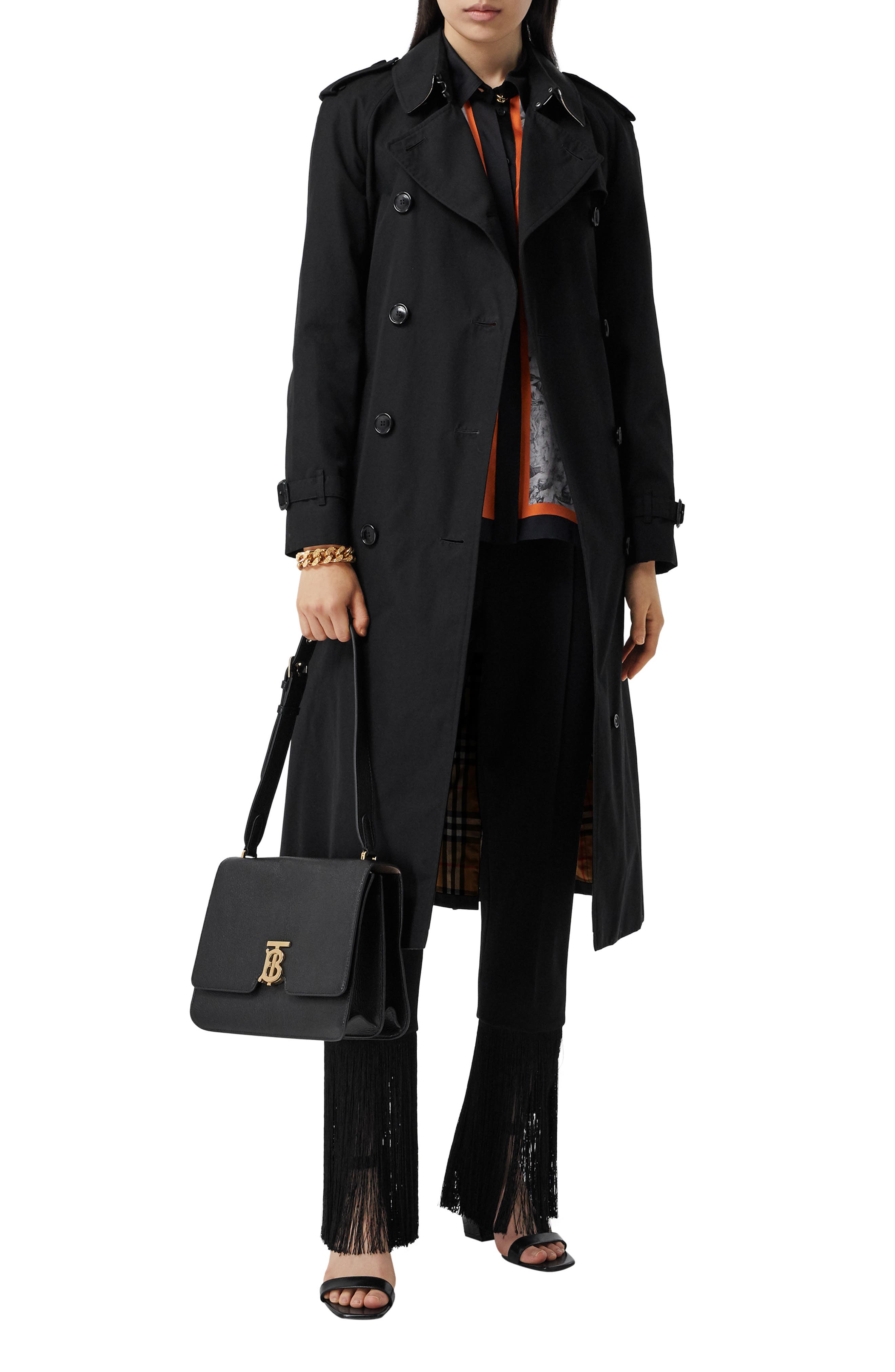 Burberry Medium Alice Grainy Leather Bag, Alternate, color, 